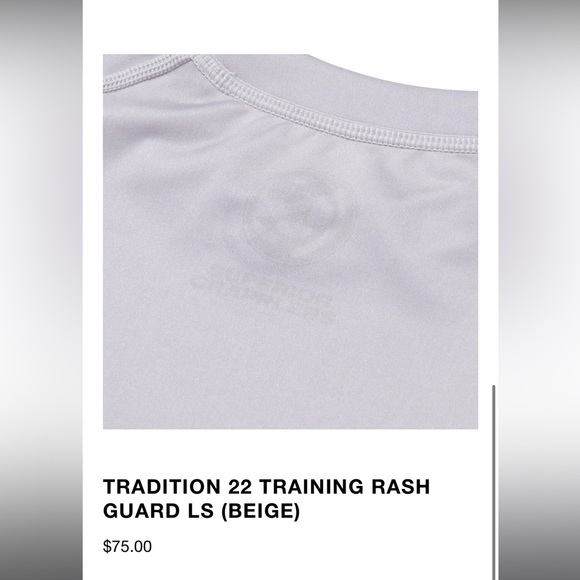 Shoyoroll tradition 22 rash guard LS (beige) - Picture 5 of 7